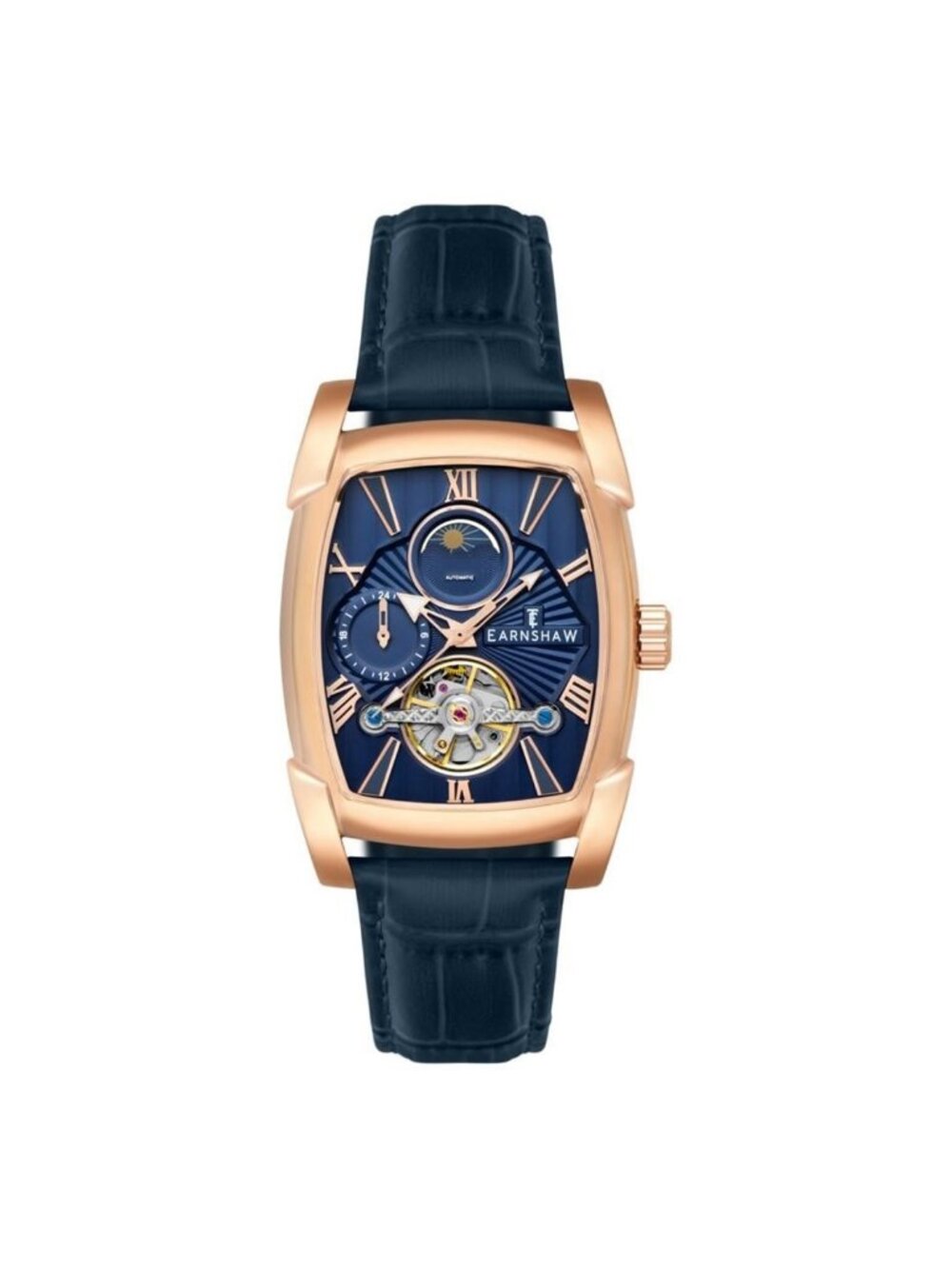 NWT Thomas Earnshaw Kensington Blue Dial Men's Watch